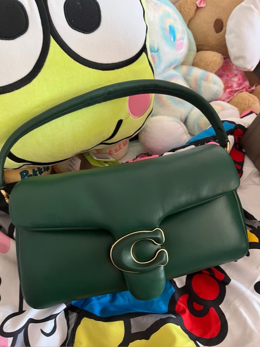 coach amazon green pillow tabby (26) - Picture 3 of 6